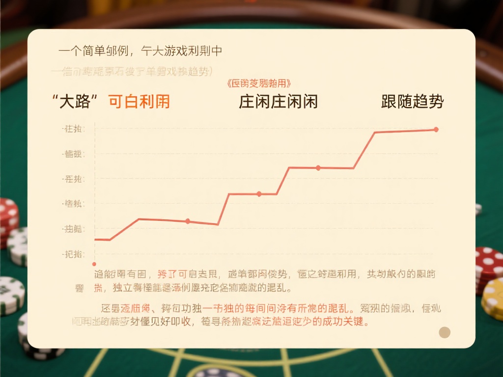 举个简单的例子，假设在某个游戏周期中，“大路”显示