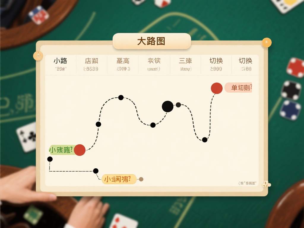 专家权威详解:运用百家乐路图稳定提升盈利技巧 小路图是对大路图的一种补充,它更注重于解读结果之间