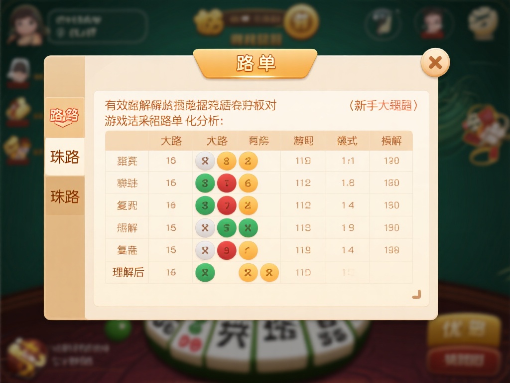 全面解析:免费下载百家乐路单工具与实战技巧教程 有效解析路单数据:对于新手来说,路单中的“珠路”、